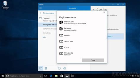 Configurar el correo electrónico y el calendario .